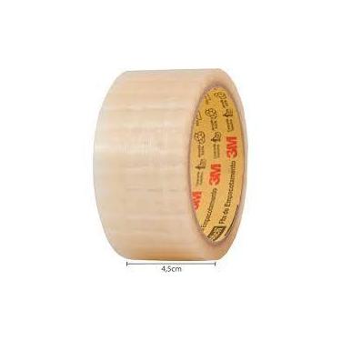 Imagem de Fita P Empacotamento Transparente 45mmx45m 3M