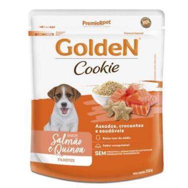 Imagem de Cookie Golden Cães Filhotes Salmão e Quinoa 350g - Premier