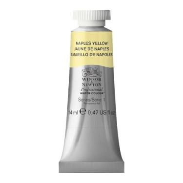Imagem de Winsor & Newton Tinta profissional para aquarela, tubo de 13,3 g, amarelo Nápoles