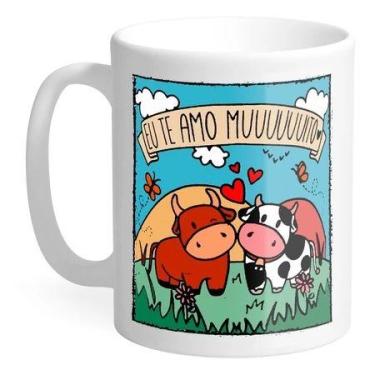 Imagem de Caneca vaca Namorados Casal - loja dinka
