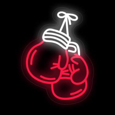 Imagem de Luvas de boxe neon