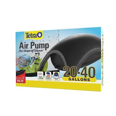 Imagem de Tetra Bomba de Ar Silenciosa Whisper para Aquários de 72 a 113 Litros, Fluxo de Ar Potente e Oxigenação para Peixes, Preta