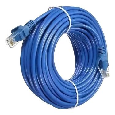 Imagem de Cabo de Rede 20 Metros Conector RJ45 Cat6 10.2 Gbps MiniMen