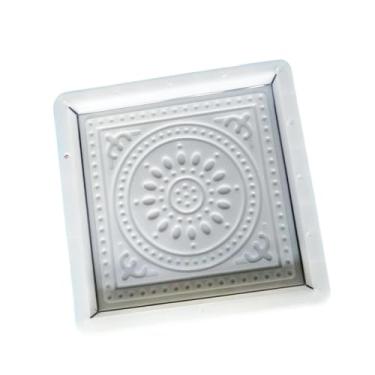 Imagem de Ioensy Modelo de decoração de tijolo de concreto, cimento, faça você mesmo, ferramenta de pavimentação, piso, ladrilho, modelo para pátio, paisagismo, Style C