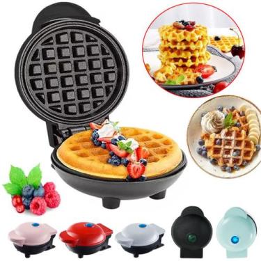 Imagem de Mini Maquina De Waffles Panquecas Automático Elétricos Portátil 110v D