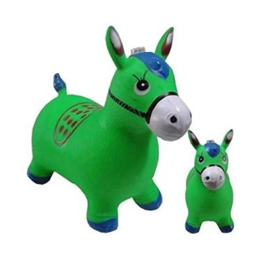 Imagem de Cavalo Upa Upa Inflável Com Som -  Bee toys, Verde