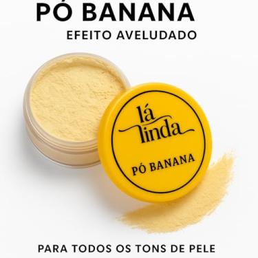 Imagem de Maquiagem Pó Facial Pó Banana Fixador Finalizador Translúcido 10g Efeito Matte - Tá Linda