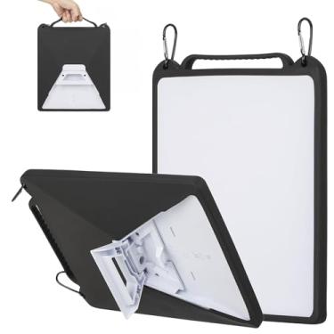 Imagem de Mini capa ORBITX Starlink, protetor de silicone com alça de mochila – capa robusta para uso externo Starlink Mini – à prova de choque, resistente ao clima, montagem segura para caminhadas, acampamento