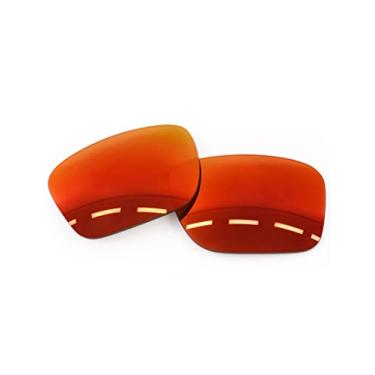 Imagem de Forobb Lentes de reposição polarizadas de 1,6 mm compatíveis com óculos de sol RayBan RB4195-52 mm - vermelho maçarico - policarbonato polarizado