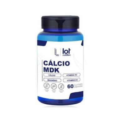Imagem de Cálcio MDK Power 60 cápsulas Absorção Completa com Vitamina K2 - LOT N