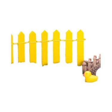 Imagem de Mini Cerca De Palheta De Madeira Para Jardim, Decoração De Bonsai, Con