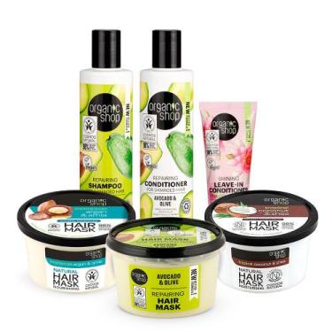 Imagem de Kit Cronograma Capilar Avançado base Reconstrução Organic Shop