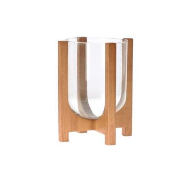 Imagem de Vaso em Vidro e Madeira 19876 Mart