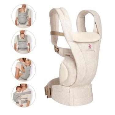 Imagem de Canguru Bebê 4 Posições Ergonômico Deluxe Linen BG Ergobaby