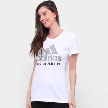 Imagem de Camiseta Adidas Cidade Rio de Janeiro Feminina-Feminino