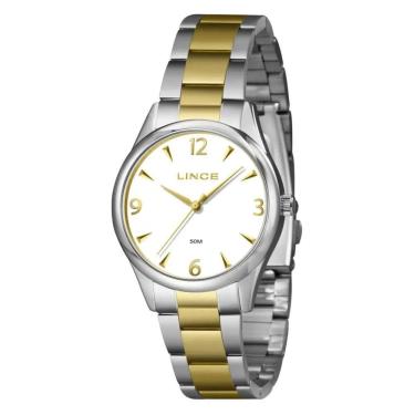 Imagem de Relógio Lince Feminino Dourado E Prata Lrtj169l36 B2sk