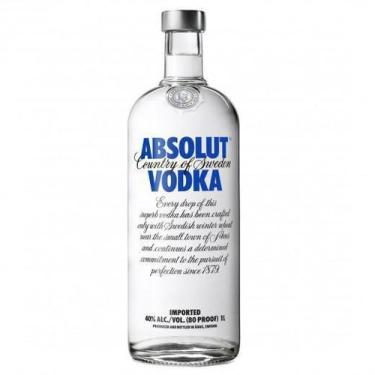 Imagem de Vodka Absolut Original (1L) - DS, 40 unidades, 1l, Original