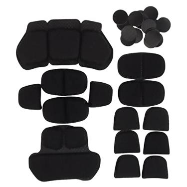 Imagem de Kits de almofadas para capacetes duráveis para substituição de equipamentos de proteção ao ar livre para motocicletas