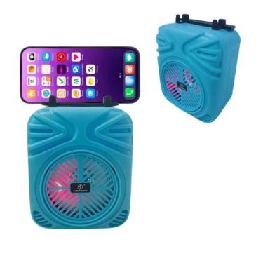 Imagem de Caixinha De Som Bluetooth Led Rgb 10w Suporte Celular Ka-911 - Kapbom,