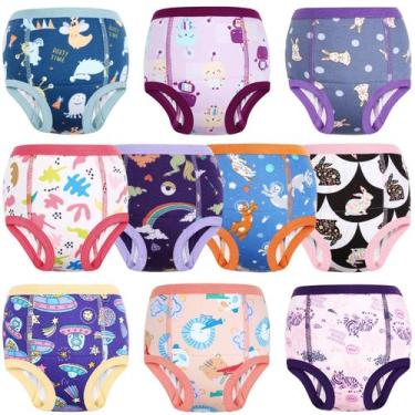 Imagem de Roupa íntima de treino MOEMOE BABY Absorbent Potty 7T Pink, pacote com