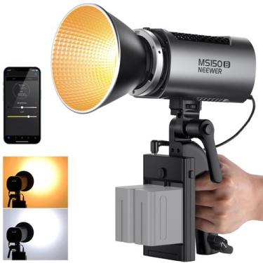 Imagem de Luz de vídeo LED Neewer MS150B 130W Bi Color com controle de aplicativ