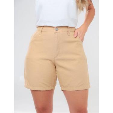 Imagem de Shorts bermuda jeans molinho meia coxa sem lycra com bolsos super na m