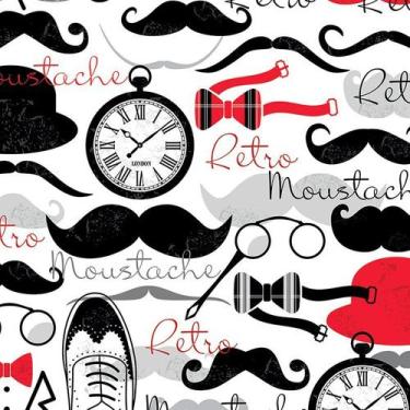 Imagem de Papel de Parede Adesivo Casual Barbearia - 084 - Multimpressão