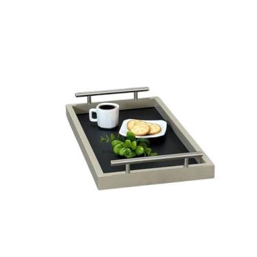 Imagem de Bandeja Gourmet Mesa Jantar Aparador Sala  Xícaras Café Hall - MARAKA,