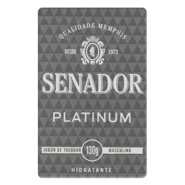 Imagem de Sabonete Barra Hidratante Senador Platinum 130g