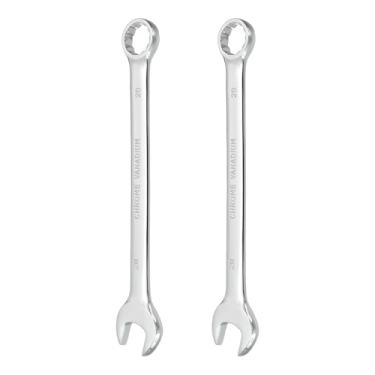 Imagem de HARFINGTON 2 peças chave de combinação de 20 mm caixa métrica de 12 pontos e chave inglesa de extremidade dupla CR-V de extremidade aberta para reparo de máquinas de móveis de tubos automotivos, faça