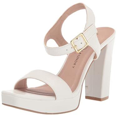 Imagem de Chinese Laundry Plataforma Alanah Feminina, Branco, 9.5
