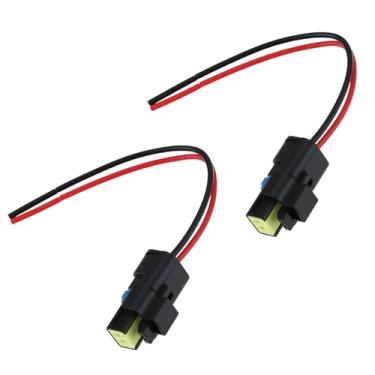 Imagem de ECSiNG 2 peças de plugue conector de sensor de temperatura de 2 pinos compatíveis com Peugeot 107 206 207 208 307 308