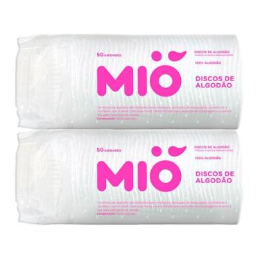 Imagem de Kit 2 Discos de Algodão Mió 50 Unidades