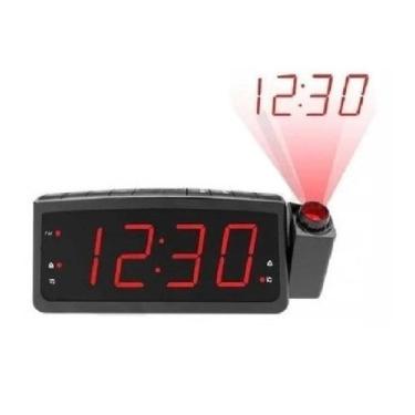 Imagem de Despertador Radio Relógio Digital Lelong E Projetor De Hora - Smart