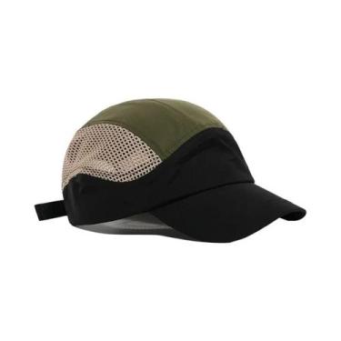 Imagem de Boné de Beisebol Unissex de Malha - Secagem Rápida, Aba Curta, Ideal p