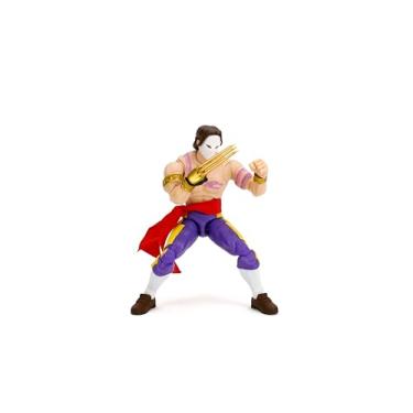 Imagem de Jada Toys Street Fighter II Vega (Wave 4) Action Figure 1:12 Scale, 6" Tall, Interchangeable Heads, Hands & Claw Accessories