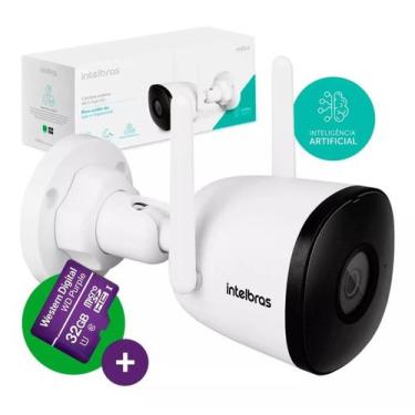 Imagem de Câmera Wifi intelbras com áudio microfone Im5SC Full hd 1080P Com cart