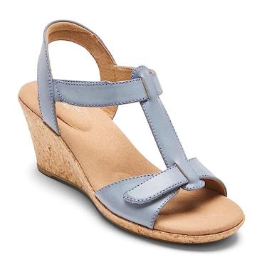 Imagem de Rockport Alça feminina Blanca T, Cambraia azul, 39