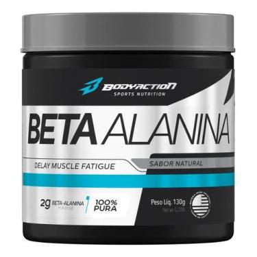 Imagem de Beta Alanina 130g Premium Pura 2000mg/dose Bodyaction, Natural