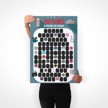 Imagem de Poster Raspadinha Filmes - 100 Filmes - Clássico Do Cinema - Encontro - Casal - Namoro