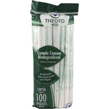 Imagem de Canudo Biodegradavel 5X21Cm Embalagem Individualmente