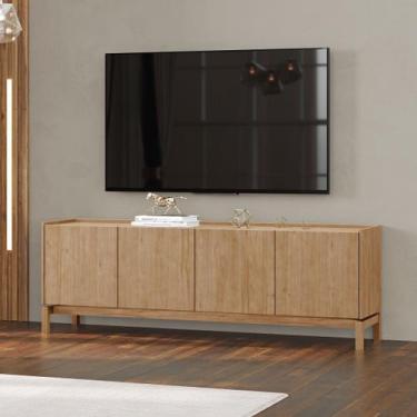 Imagem de Rack para Tv 50 Polegadas 2 Portas 2 Gavetas 100% Madeira Maciça Barce