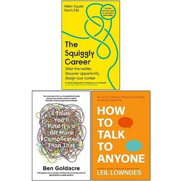 Imagem de The Squiggly Career, I Think You’ll Find It’s a Bit More Complicated Than That, How to Talk to Anyone 3 Books Collection Set