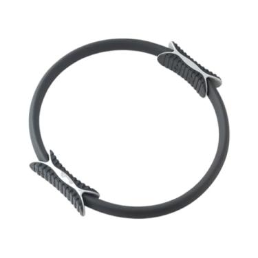 Imagem de Dynwave Anel de Pilates Fitness Anel para Mulheres Leve Portátil Círculo de Pilates Exercitador Interno de Coxa para Costas Cintura Pernas Ombro, Preto