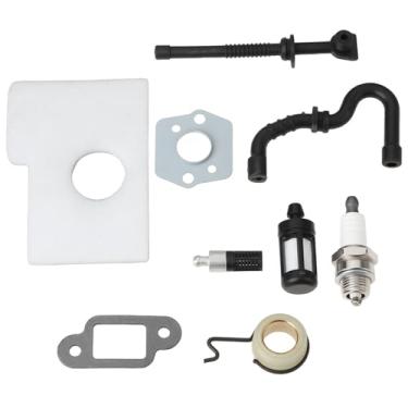 Imagem de SG Store Kit de serviço de motosserra, filtros de vela de ignição, gaxetas, engrenagem helicoidal compatível com Stihl 017 018 MS170 MS180