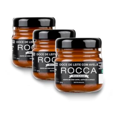 Imagem de Doce de Leite Rocca com Avelã Kit 3 Potes de 50g