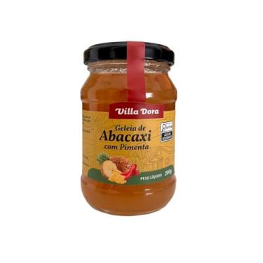 Imagem de Geleia de Abacaxi com Pimenta Artesanal Villa Dora 200g