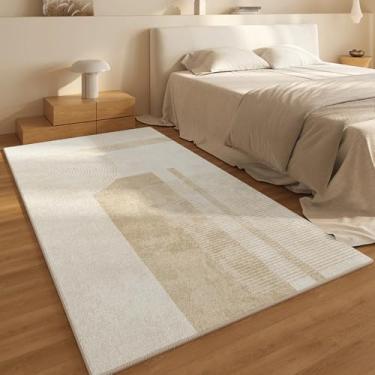 Imagem de Tapetes grandes e felpudos para decoração de quarto, sala de estar, antiderrapante, vestiário, tapete de cabeceira macio e fofo (200x250 cm/B)