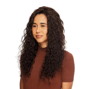 Imagem de Peruca Cabelo Natural Cacheado 50cm Textura Wavy De Benguela 280g, Cas
