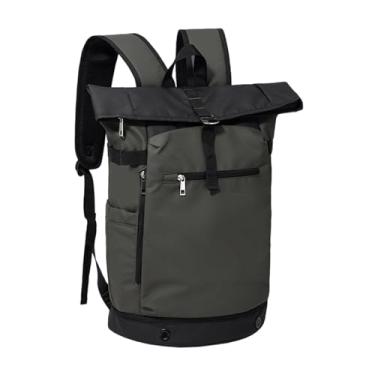 Imagem de Dynwave Mochila de tênis com rodinhas, moderna e expansível para mulheres e homens, bolsa de badminton, bolsa de tênis para trabalho, academia ao ar livre, Verde Escuro